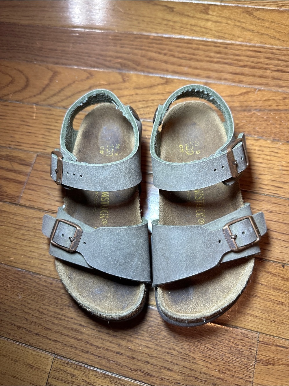 Birkenstock New York Kids Double-Buckle Sandals - Child 10